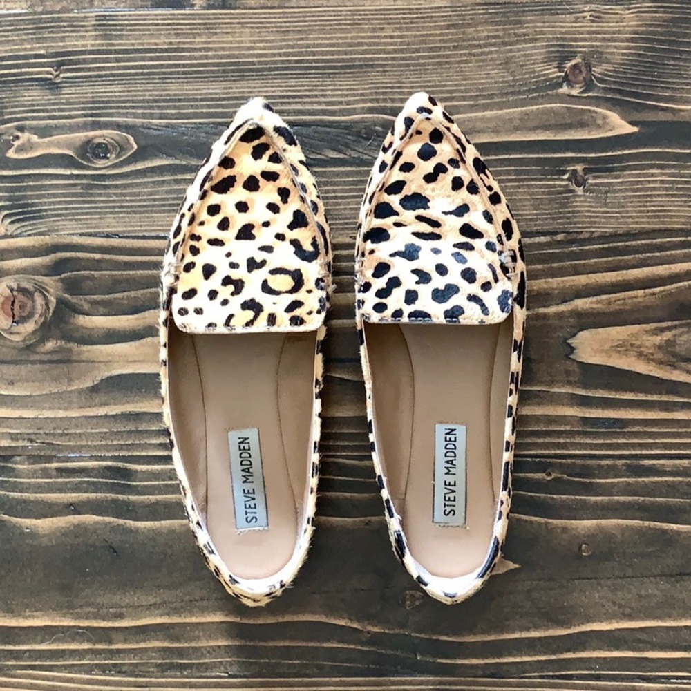 Steve Madden FeatherLW Leopard Flat